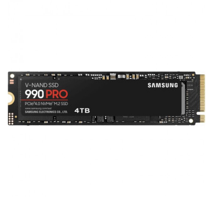 Samsung Накопичувач SSD M.2 2280 4TB 990 PRO Samsung (MZ-V9P4T0BW)