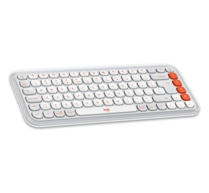 Logitech Клавіатура Logitech POP Icon Keys Bluetooth UA Off-White (920-013072)