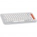 Logitech Клавіатура Logitech POP Icon Keys Bluetooth UA Off-White (920-013072)