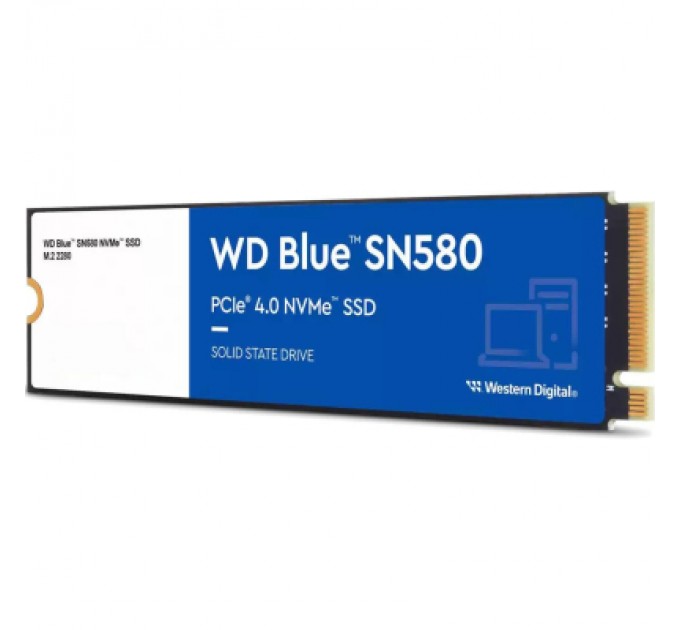 WESTERN DIGITAL Накопичувач SSD M.2 2280 250GB SN580 WD (WDS250G3B0E)