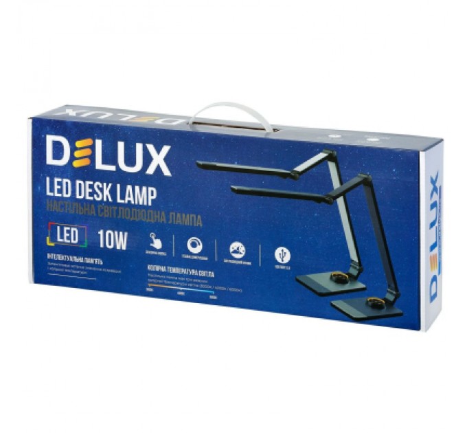 Delux Настільна лампа Delux TF-520 10 Вт LED 3000K-4000K-6000K (90021196 90018130)
