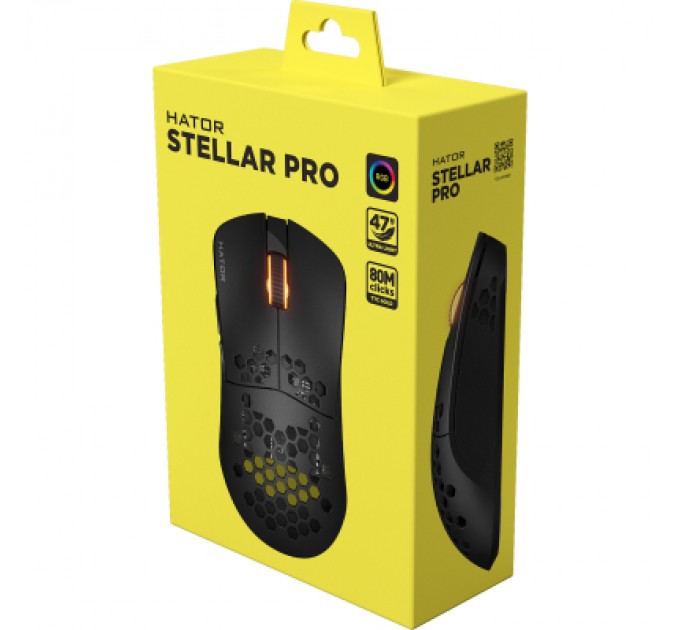 Hator Мишка Hator Stellar PRO USB Black (HTM-540)