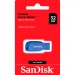 SanDisk USB флеш накопичувач SanDisk 32GB Cruzer Blade Electric Blue USB 2.0 (SDCZ50C-032G-B35BE)