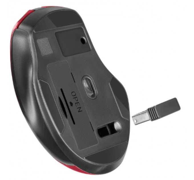 Defender Мишка Defender Prime MB-053 Silent Wireless Red (52052)