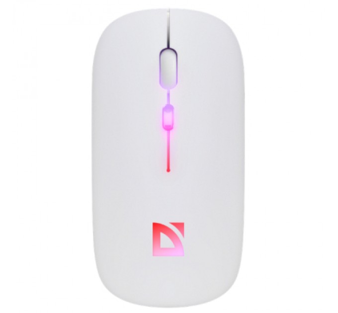Defender Мишка Defender Touch MM-997 Silent Wireless RGB White (52998)