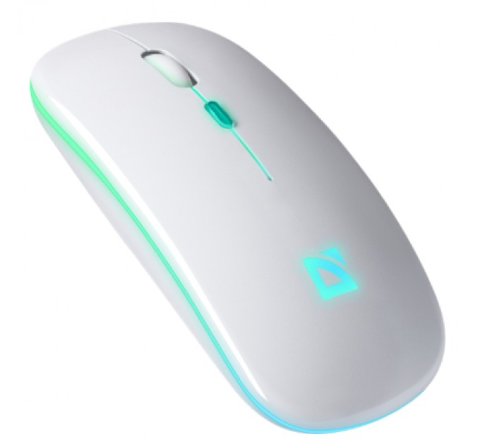 Defender Мишка Defender Touch MM-997 Silent Wireless RGB White (52998)
