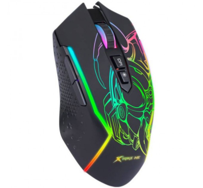 Xtrike ME Мишка Xtrike ME GM-327 USB RGB Black (GM-327)