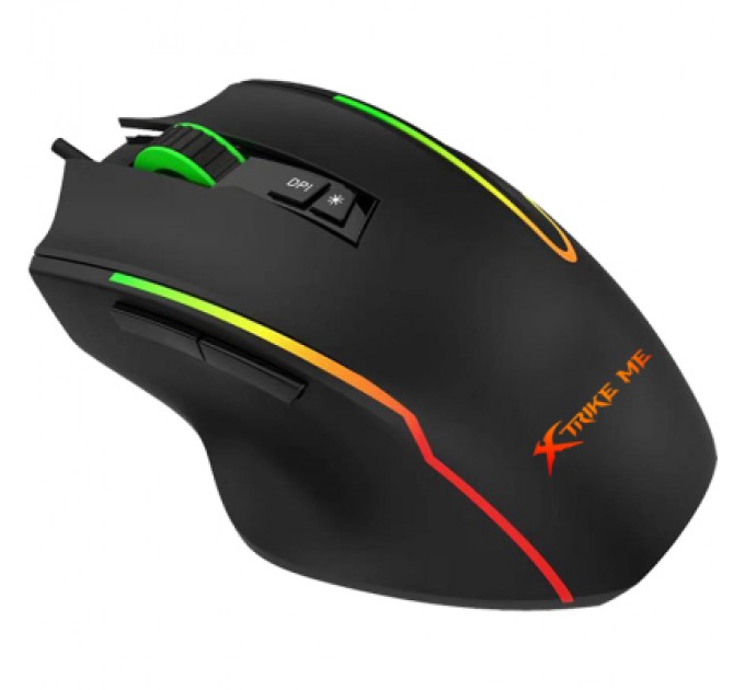 Xtrike ME Мишка Xtrike ME GM-518 USB RGB Black (GM-518)