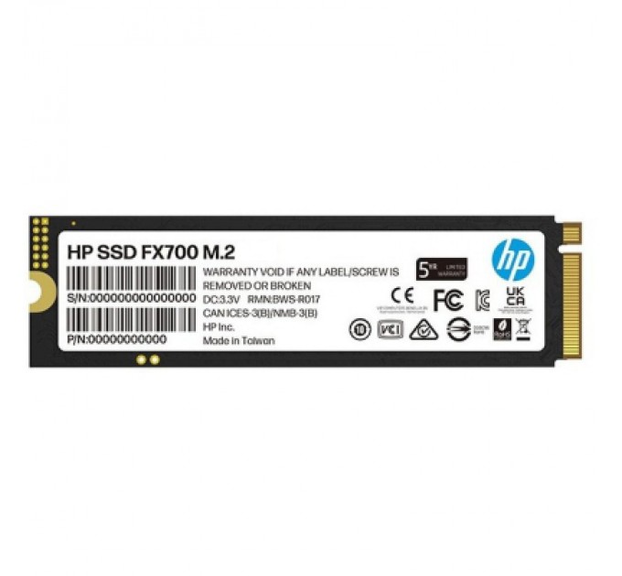 HP Накопичувач SSD M.2 2280 512GB FX700 HP (8U2N1AA)