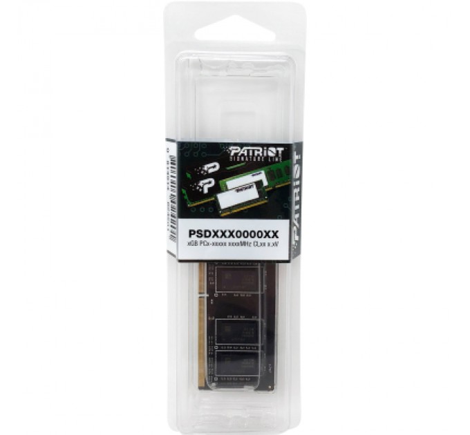 Patriot Модуль пам'яті для ноутбука SoDIMM DDR4 16GB 2666 MHz Signature Line Patriot (PSD416G266681S)