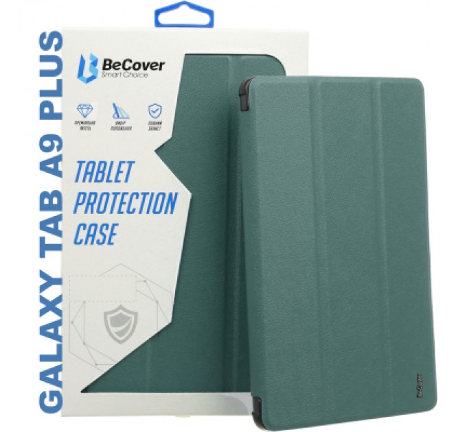 BeCover Чохол до планшета BeCover Smart Case Samsung Tab A9 Plus SM-X210/SM-X215/SM-X216 11.0" Dark Green (710307)