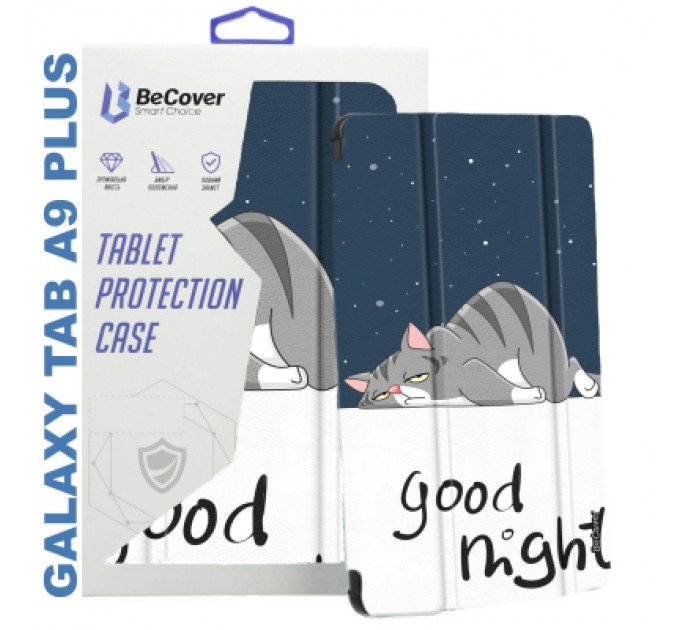 BeCover Чохол до планшета BeCover Smart Case Samsung Tab A9 Plus SM-X210/SM-X215/SM-X216 11.0" Good Night (710308)