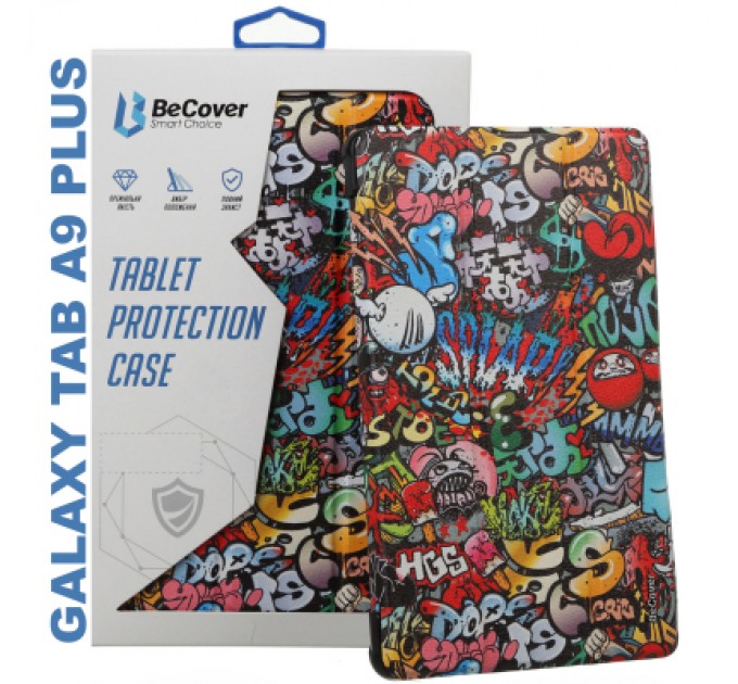 BeCover Чохол до планшета BeCover Smart Case Samsung Tab A9 Plus SM-X210/SM-X215/SM-X216 11.0" Graffiti (710314)