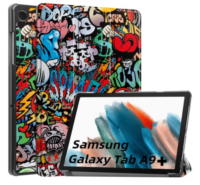 BeCover Чохол до планшета BeCover Smart Case Samsung Tab A9 Plus SM-X210/SM-X215/SM-X216 11.0" Graffiti (710314)