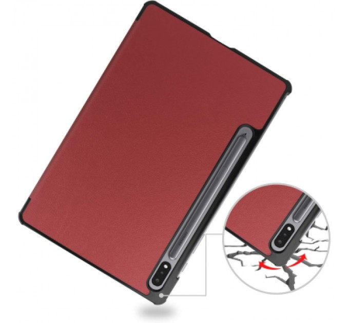 BeCover Чохол до планшета BeCover Smart Case Samsung Tab S9 (SM-X710/SM-X716)/S9 FE (SM-X510/SM-X516B) 11.0" Red Wine (709893)