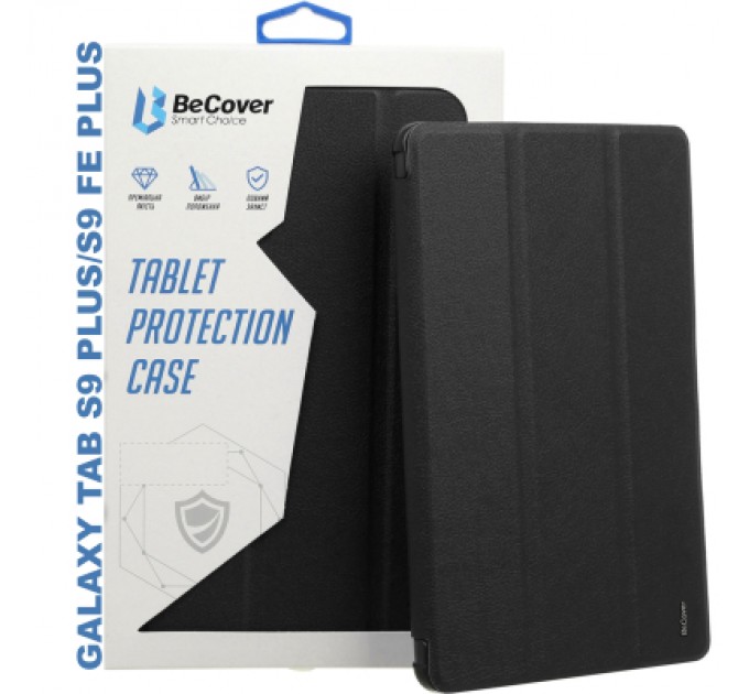 BeCover Чохол до планшета BeCover Smart Case Samsung Tab S9 Plus (SM-X810/SM-X816)/S9 FE Plus (SM-X610/SM-X616) 12.4" Black (709895)