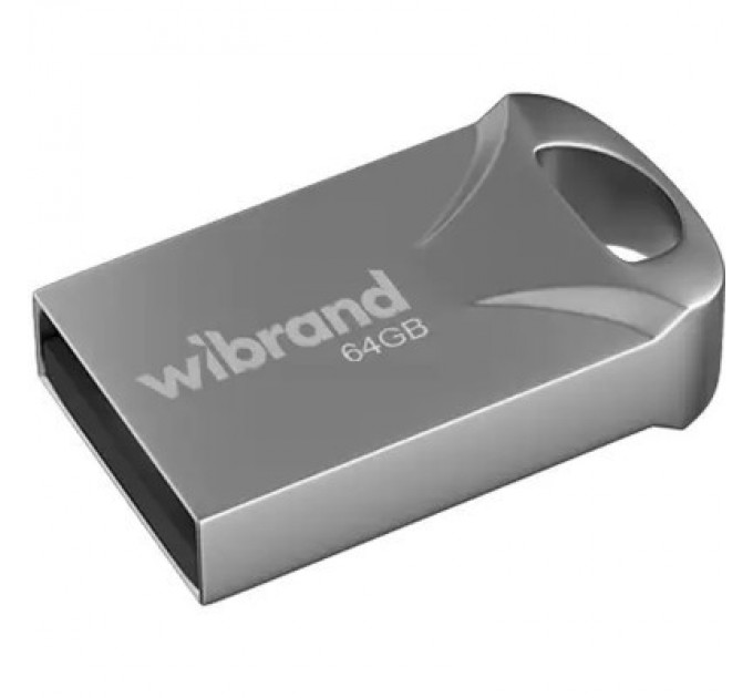 Wibrand USB флеш накопичувач Wibrand 64GB Hawk Silver USB 2.0 (WI2.0/HA64M1S)