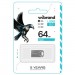 Wibrand USB флеш накопичувач Wibrand 64GB Hawk Silver USB 2.0 (WI2.0/HA64M1S)