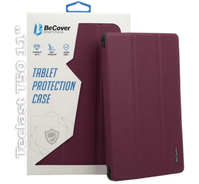 BeCover Чохол до планшета BeCover Smart Case Teclast T50 2022 11" Red Wine (709901)
