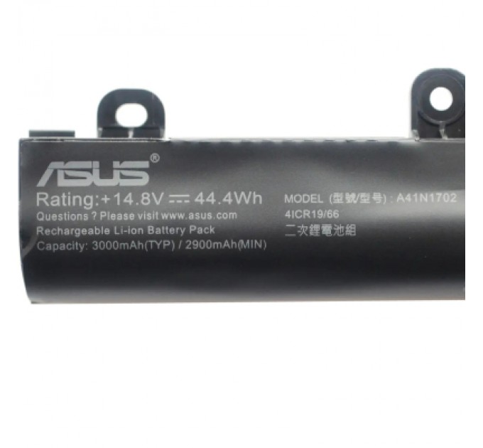 ASUS Акумулятор до ноутбука ASUS PU1440 A41N1702, 3000mAh (44.4Wh), 4cell, 14.8V, Li-ion (A47813)