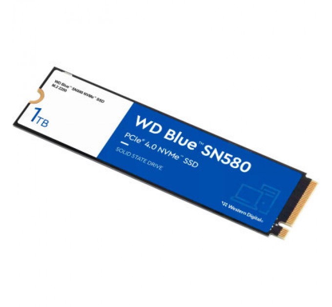 WESTERN DIGITAL Накопичувач SSD M.2 2280 1TB SN580 Blue WD (WDS100T3B0E)