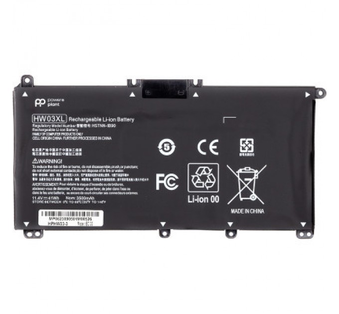 PowerPlant Акумулятор до ноутбука HP 255 G8 (HW03XL) 11.4V 3500mAh PowerPlant (NB462087)