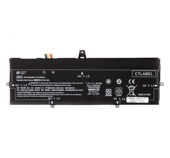 PowerPlant Акумулятор до ноутбука HP EliteBook x360 1030 G3 Series (BM04XL) 7.7V 7300mAh PowerPlant (NB462070)
