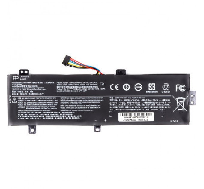 PowerPlant Акумулятор до ноутбука LENOVO IdeaPad 310-15 (L15M2PB4) 7.6V 3910mAh PowerPlant (NB482023)