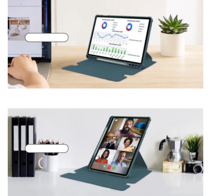 BeCover Чохол до планшета BeCover 360° Rotatable Samsung Tab A9 Plus SM-X210/SM-X215/SM-X216 11.0" Dark Green (710337)