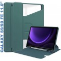 BeCover Чохол до планшета BeCover 360° Rotatable Samsung Tab S9 (SM-X710/SM-X716)/S9 FE (SM-X510/SM-X516B) 11.0" Dark Green (710434)