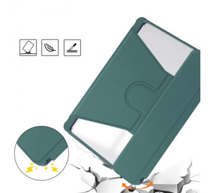 BeCover Чохол до планшета BeCover 360° Rotatable Samsung Tab S9 (SM-X710/SM-X716)/S9 FE (SM-X510/SM-X516B) 11.0" Dark Green (710434)