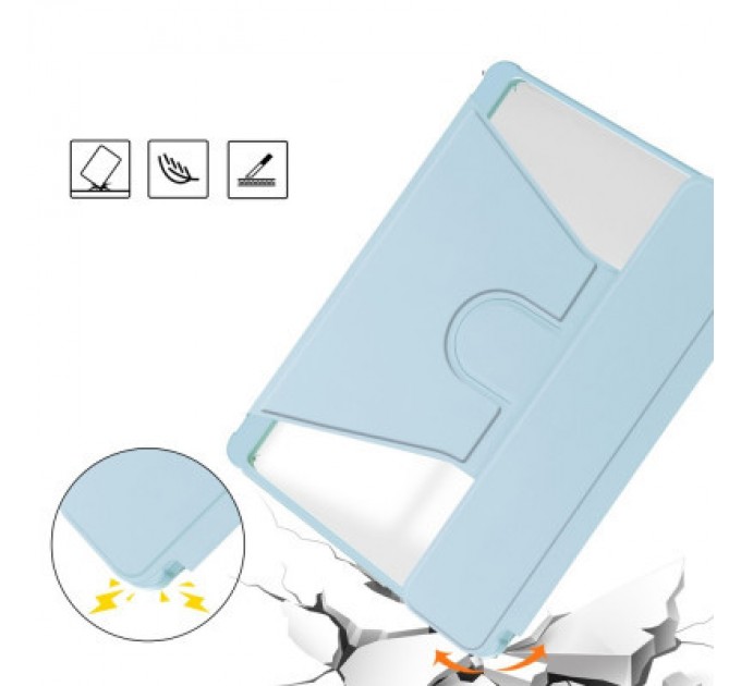 BeCover Чохол до планшета BeCover 360° Rotatable Samsung Tab S9 (SM-X710/SM-X716)/S9 FE (SM-X510/SM-X516B) 11.0" Light Blue (710435)