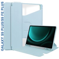 Чохол до планшета BeCover 360° Rotatable Samsung Tab S9 Plus (SM-X810/SM-X816)/S9 FE Plus (SM-X610/SM-X616) 12.4" Light Bl (710401)