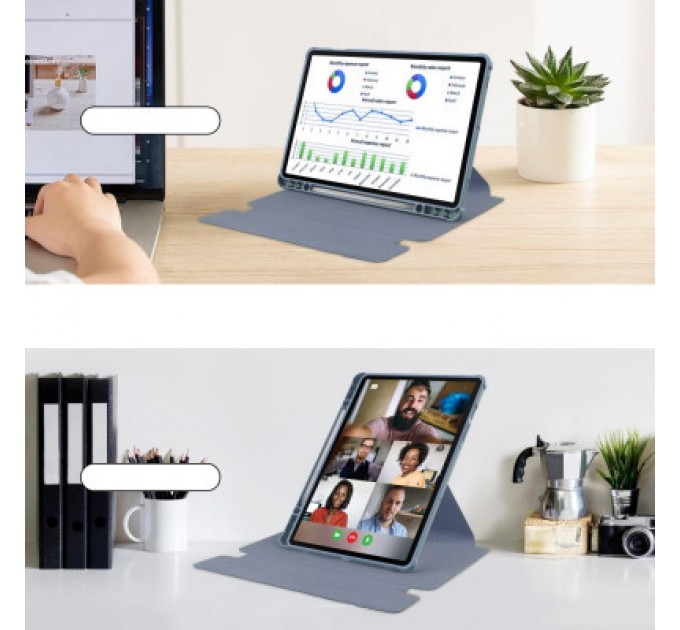 BeCover Чохол до планшета BeCover 360° Rotatable Samsung Tab S9 Plus (SM-X810/SM-X816)/S9 FE Plus (SM-X610/SM-X616) 12.4" Purple (710403)