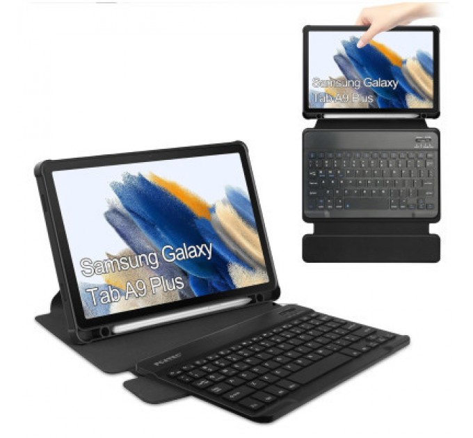 BeCover Чохол до планшета BeCover Keyboard 360° Rotatable Samsung Tab A9 Plus SM-X210/SM-X215/SM-X216 11.0" Black (710329)