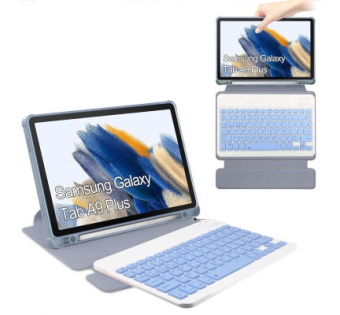 BeCover Чохол до планшета BeCover Keyboard 360° Rotatable Samsung Tab A9 Plus SM-X210/SM-X215/SM-X216 11.0" Purple (710334)