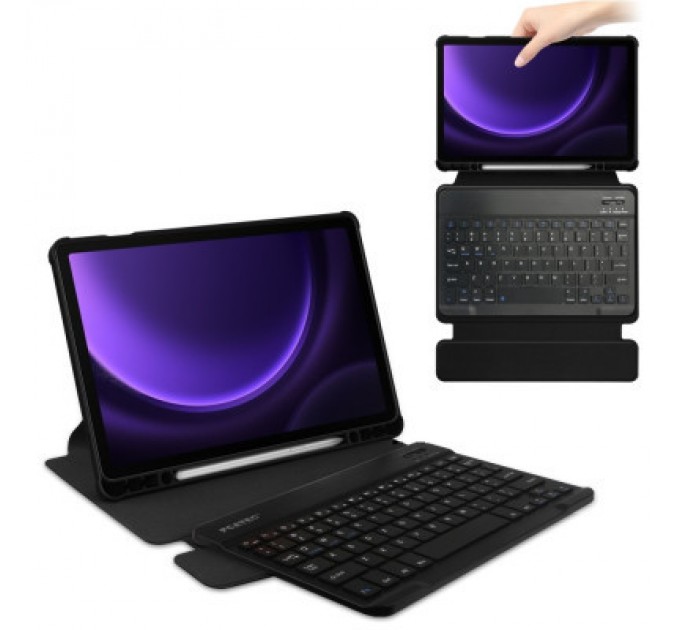 BeCover Чохол до планшета BeCover Keyboard 360° Rotatable Samsung Tab S9 (SM-X710/SM-X716)/S9 FE (SM-X510/SM-X516B) 11.0" Black (710426)