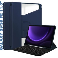 Чохол до планшета BeCover Keyboard 360° Rotatable Samsung Tab S9 (SM-X710/SM-X716)/S9 FE (SM-X510/SM-X516B) 11.0" Deep Blu (710427)