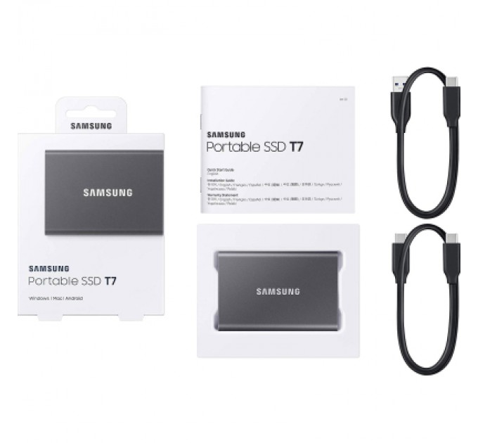 Samsung Накопичувач SSD USB 3.2 4TB T7 Samsung (MU-PC4T0T/WW)