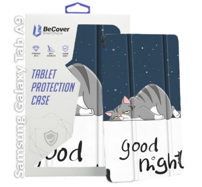 BeCover Чохол до планшета BeCover Smart Case Samsung Tab A9 SM-X115 8.7" Good Night (709908)
