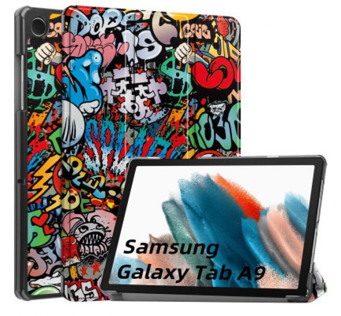 BeCover Чохол до планшета BeCover Smart Case Samsung Tab A9 SM-X115 8.7" Graffiti (709914)