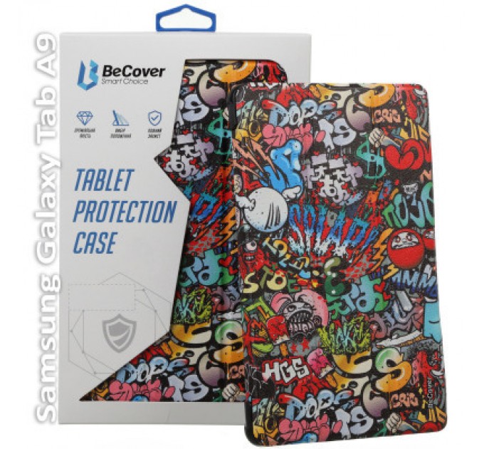 BeCover Чохол до планшета BeCover Smart Case Samsung Tab A9 SM-X115 8.7" Graffiti (709914)