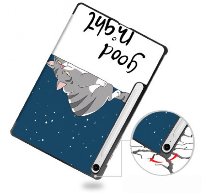 BeCover Чохол до планшета BeCover Smart Case Samsung Tab S9 (SM-X710/SM-X716)/S9 FE (SM-X510/SM-X516B) 11.0" Good Night (710418)