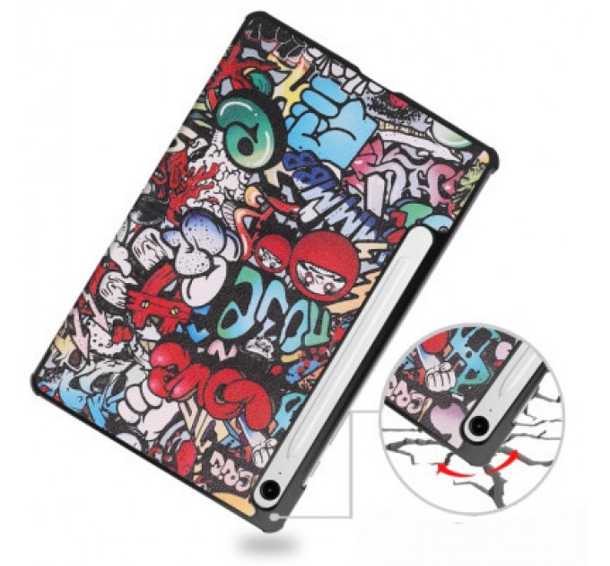 BeCover Чохол до планшета BeCover Smart Case Samsung Tab S9 (SM-X710/SM-X716)/S9 FE (SM-X510/SM-X516B) 11.0" Graffiti (710417)