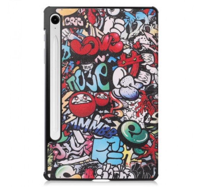 BeCover Чохол до планшета BeCover Smart Case Samsung Tab S9 (SM-X710/SM-X716)/S9 FE (SM-X510/SM-X516B) 11.0" Graffiti (710417)