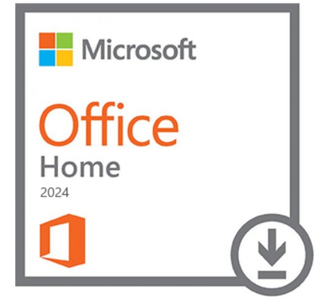 Microsoft Офісний додаток Microsoft Office Home 2024 All Lng Retail Online Only Dwn (EP2-06797)