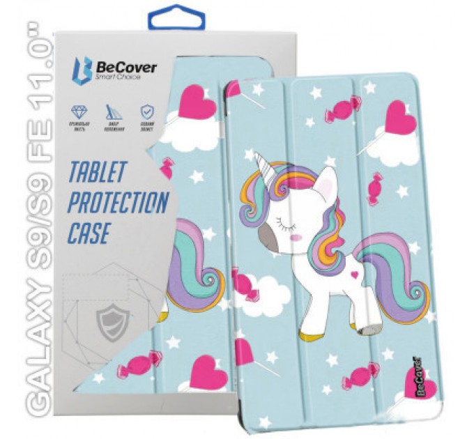 BeCover Чохол до планшета BeCover Smart Case Samsung Tab S9 (SM-X710/SM-X716)/S9 FE (SM-X510/SM-X516B) 11.0" Unicorn (710425)