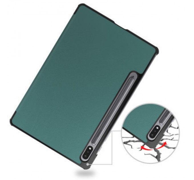 BeCover Чохол до планшета BeCover Smart Case Samsung Tab S9 Plus (SM-X810/SM-X816)/S9 FE Plus (SM-X610/SM-X616) 12.4" Dark Green (710323)