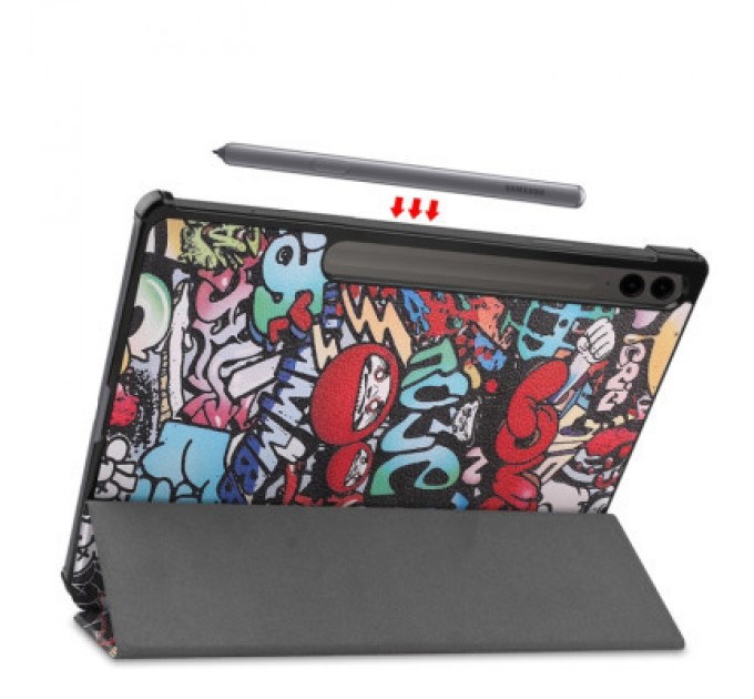 BeCover Чохол до планшета BeCover Smart Case Samsung Tab S9 Plus (SM-X810/SM-X816)/S9 FE Plus (SM-X610/SM-X616) 12.4" Graffiti (710377)
