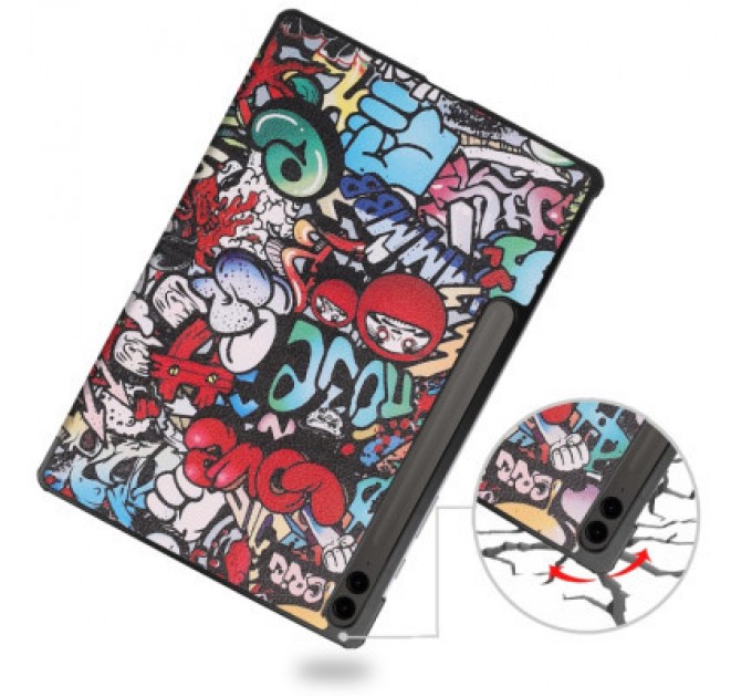 BeCover Чохол до планшета BeCover Smart Case Samsung Tab S9 Plus (SM-X810/SM-X816)/S9 FE Plus (SM-X610/SM-X616) 12.4" Graffiti (710377)